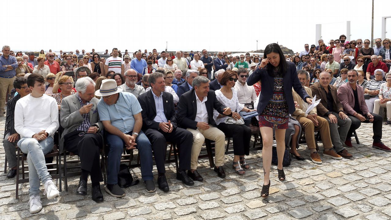 ACTO DEL HOMENAJE A PLACIDO BETANZOS EN EL QUE BAUTIZO´CON SU NOMBRE EL PASEO MARITIMO DE PALMEIRA