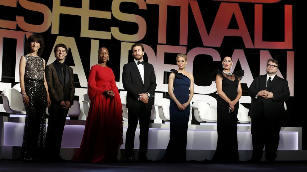 Los miembros del jurado durante la ceremonia de apertura