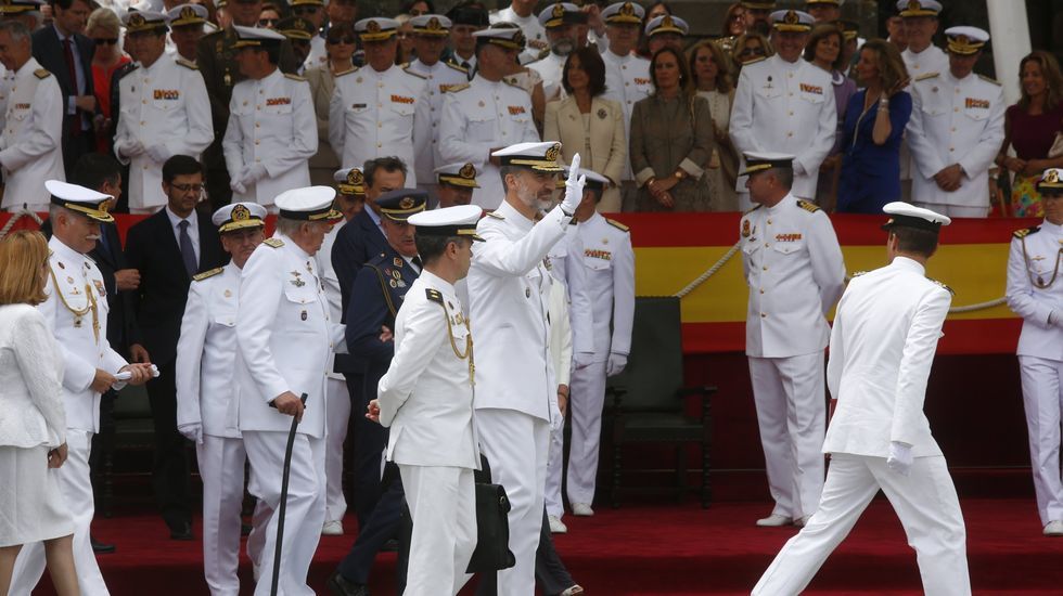 Felipe VI en Marín