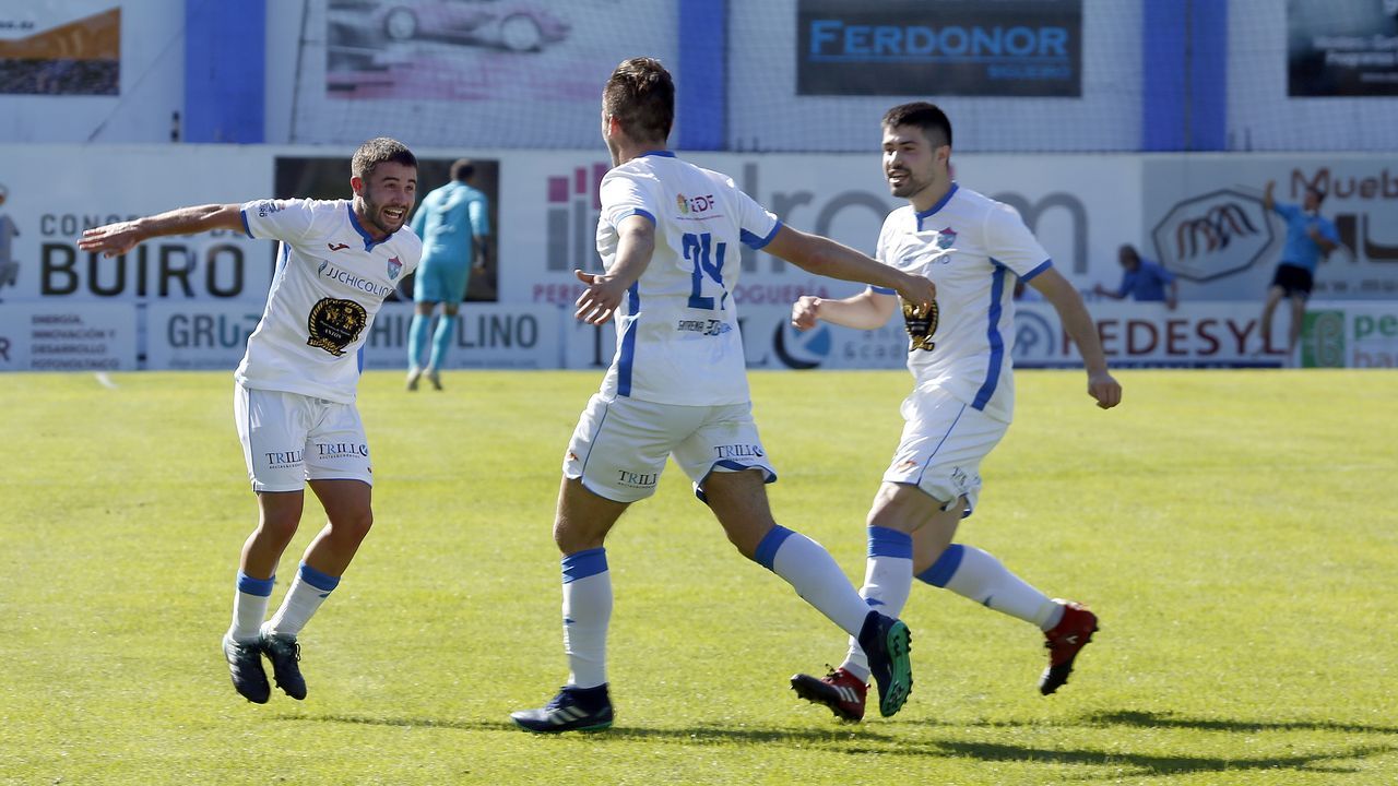 Partido entre el Boiro y el Lemos, de la fase de ascenso a Tercera