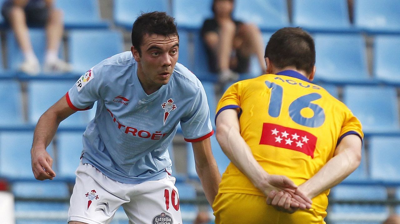 Celta-Alcorcón (3-0) el 19 de mayo del 2012. Doblete de Iago