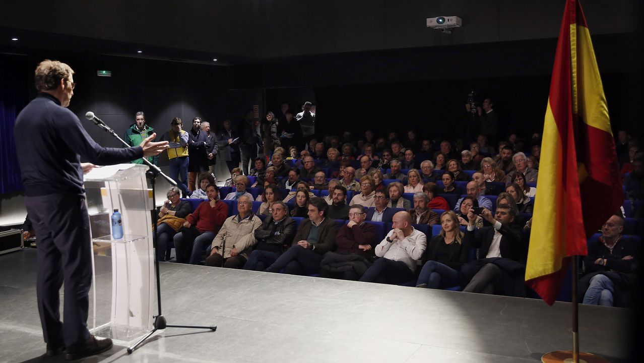 MITIN PP ALBERTO NUÑEZ FEIJOO EN POBRA Y RIBEIRA