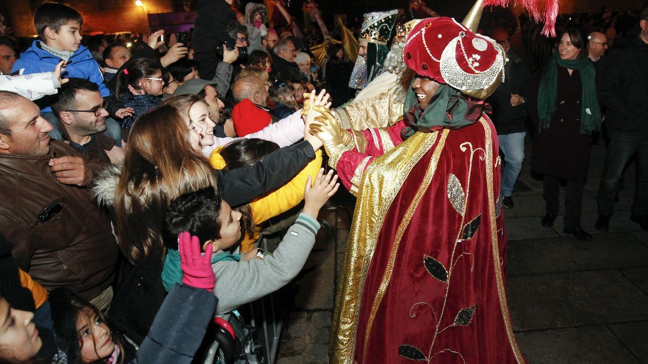 La cabalgata en Compostela