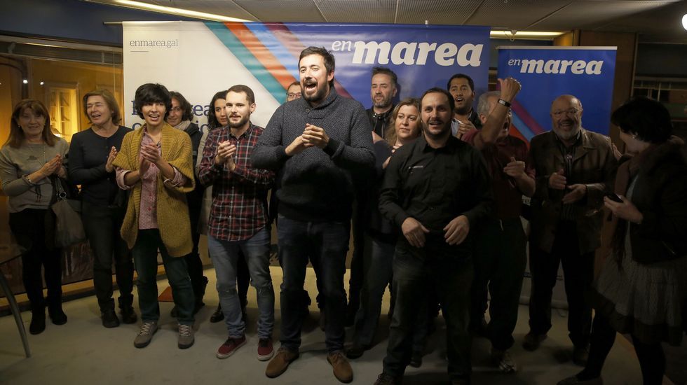 Los miembros de En Marea