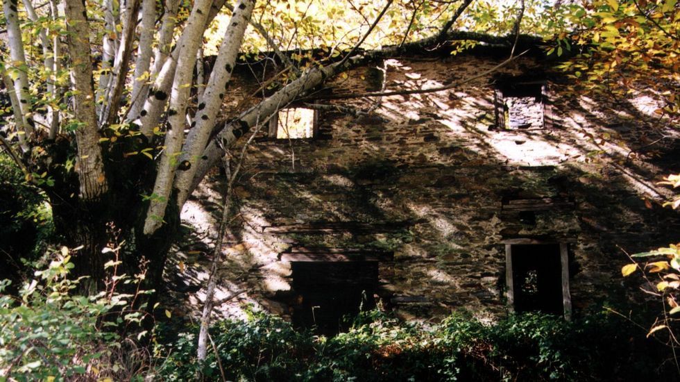 Ruinas de la ferrería de Paleiras, en Pacios da Serra, perteneciente al municipio de Quiroga