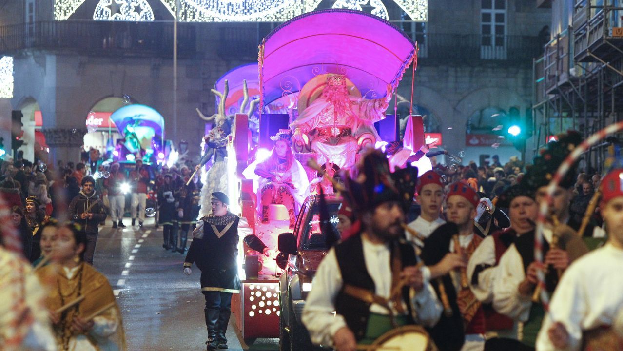 Los niños, esperando a los Reyes en Santiago