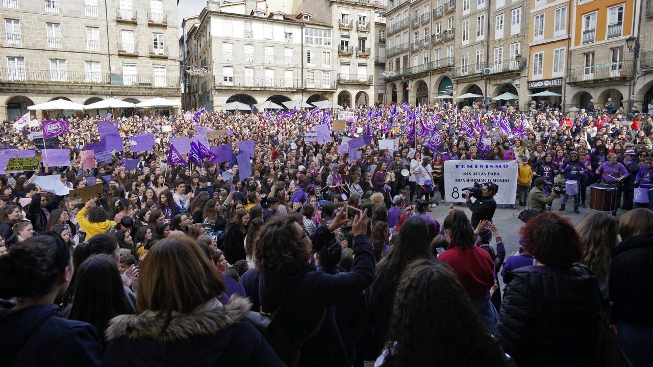 Las imágenes del 8M en Ourense
