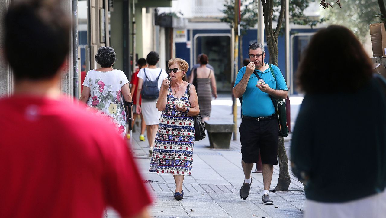 Ola de calor en Pontevedra
