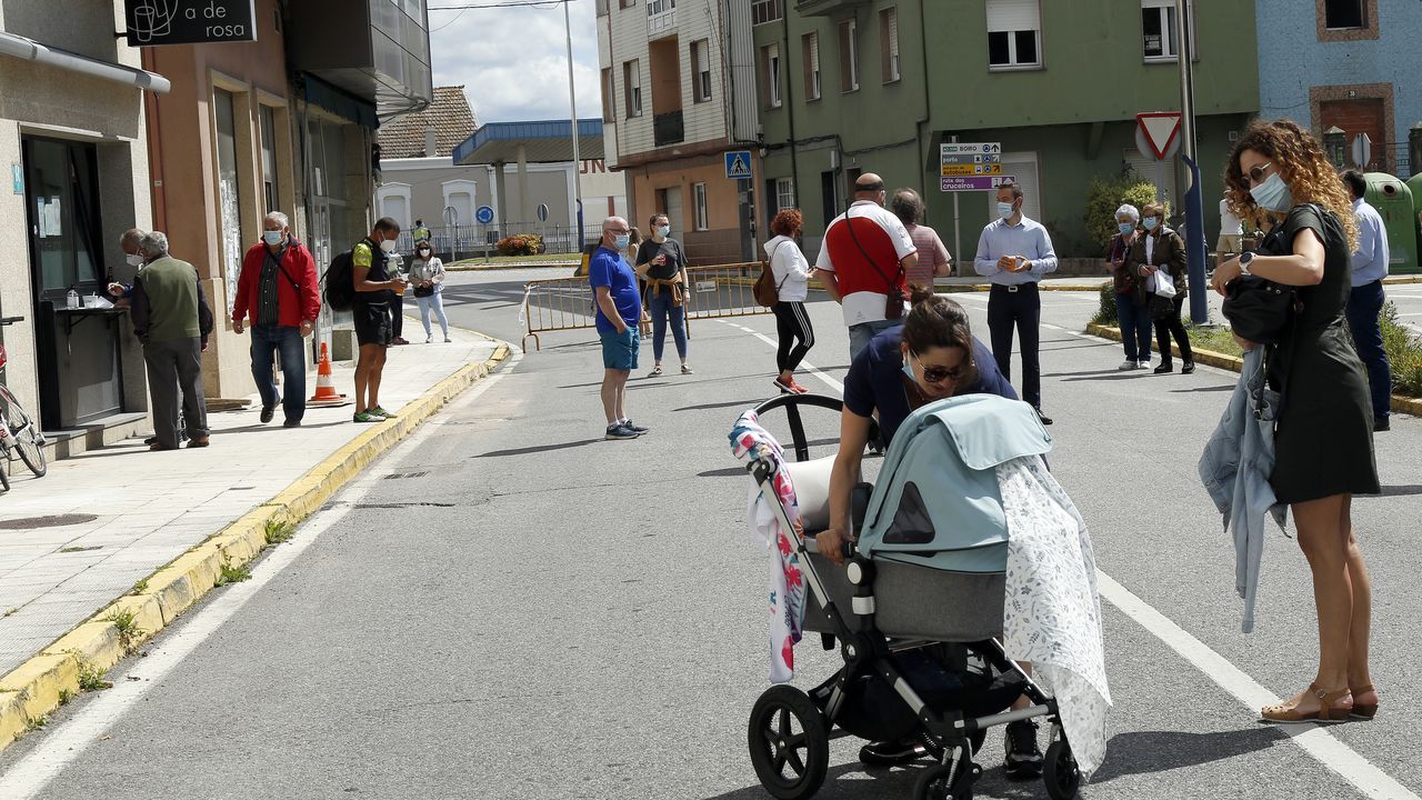 Protesta de los hosteleros por el cierre del municipio