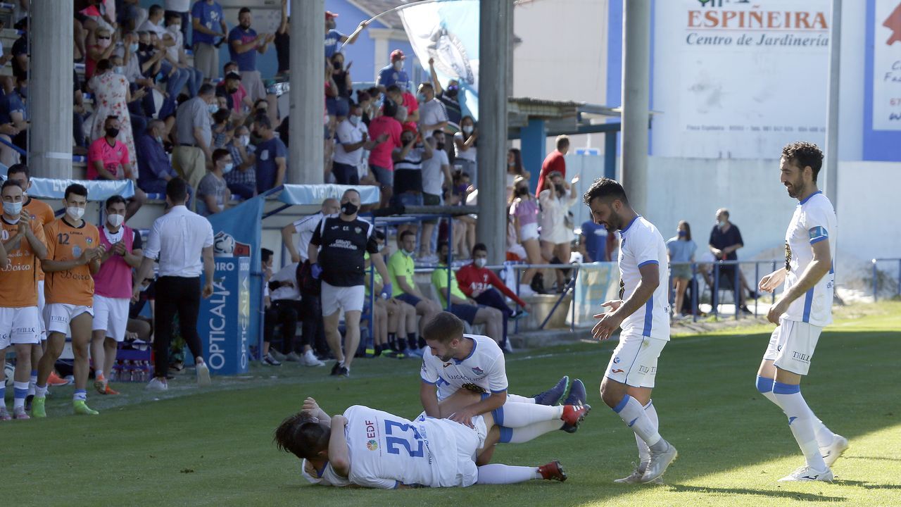 Partido entre el Boiro y el Lemos, de la fase de ascenso a Tercera