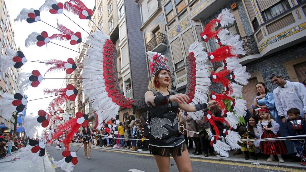 Desfile de Carnaval en Pontevedra
