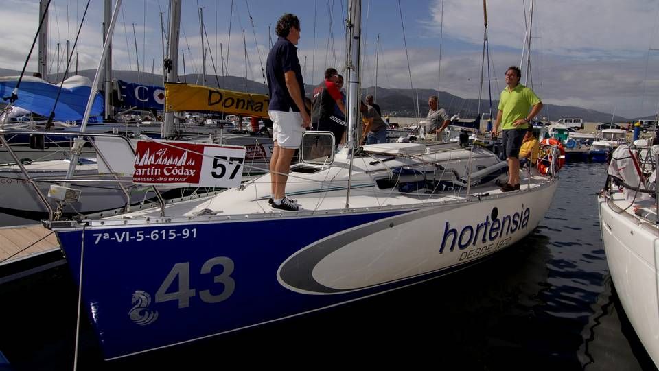 HORTENSIA ES UNA EMBARCACION DEL BARBANZA QUE HA PARTICIPADO EN LA REGATA MARTIN CODAX