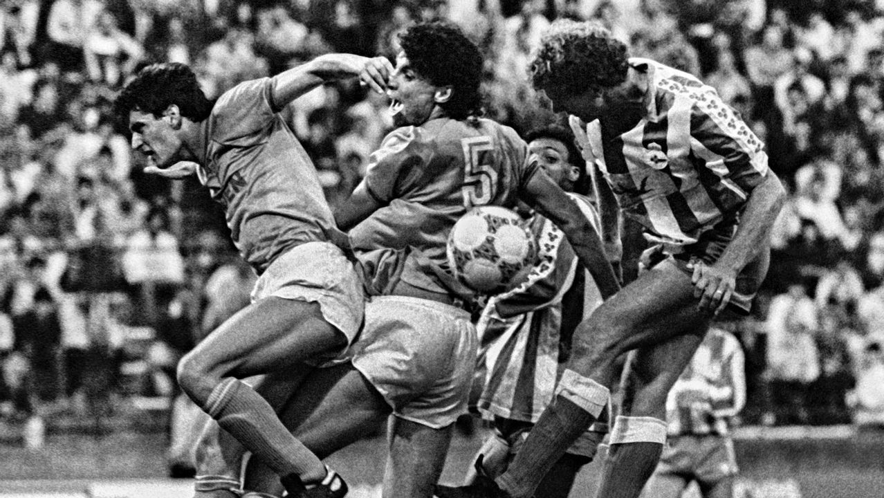 .Promoción de ascenso frente al Deportivo en 1987.