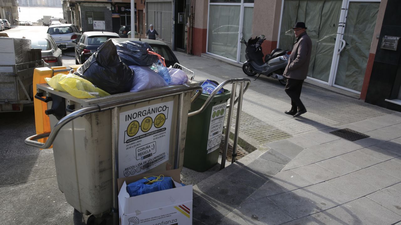Cuarto día de la basura sin recoger
