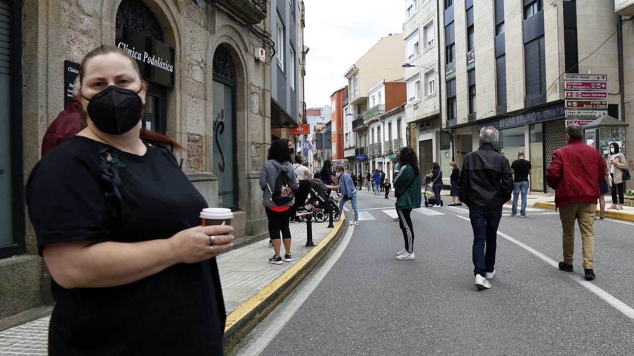 Protesta de los hosteleros por el cierre del municipio