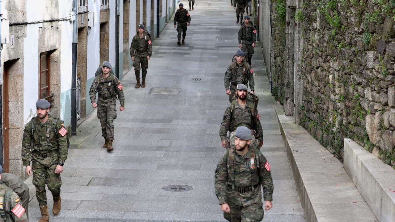 La Brilat vigila los principales puntos de la capital gallega