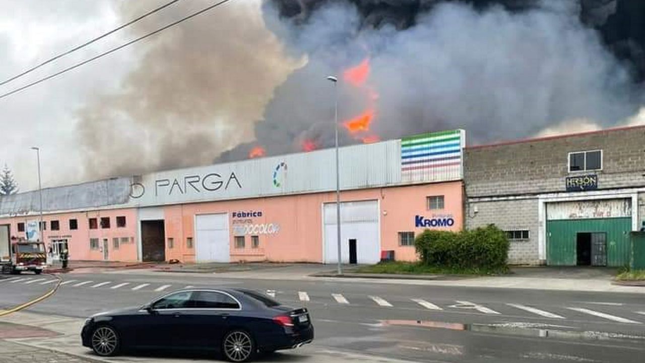 En la empresa de pinturas Castro Parga fue donde se origió el fuego