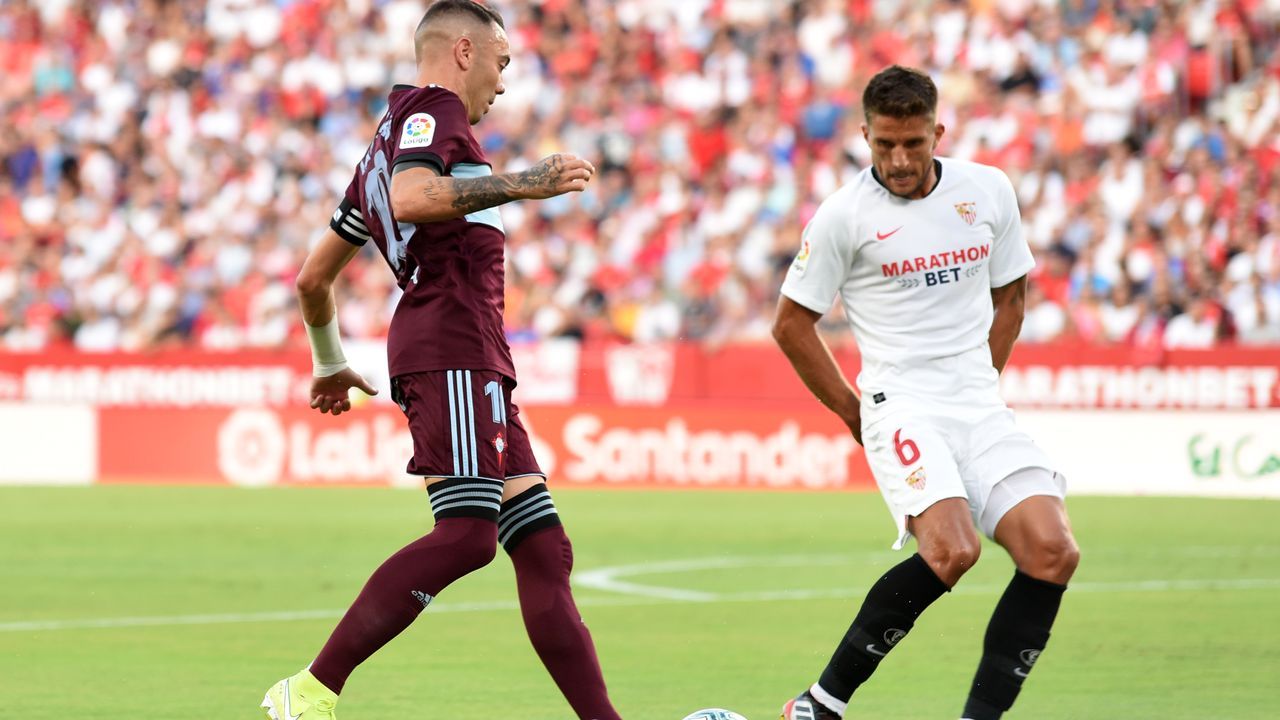 Sevilla-Celta en el Sánchez Pizjuán el 30 de agosto del 2019, tercer jornada (1/19)