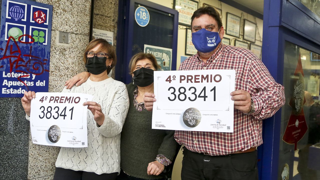 El lotero Vicente López, de la administración de Urzaiz, repartió varios millones de euros con un cuarto premio