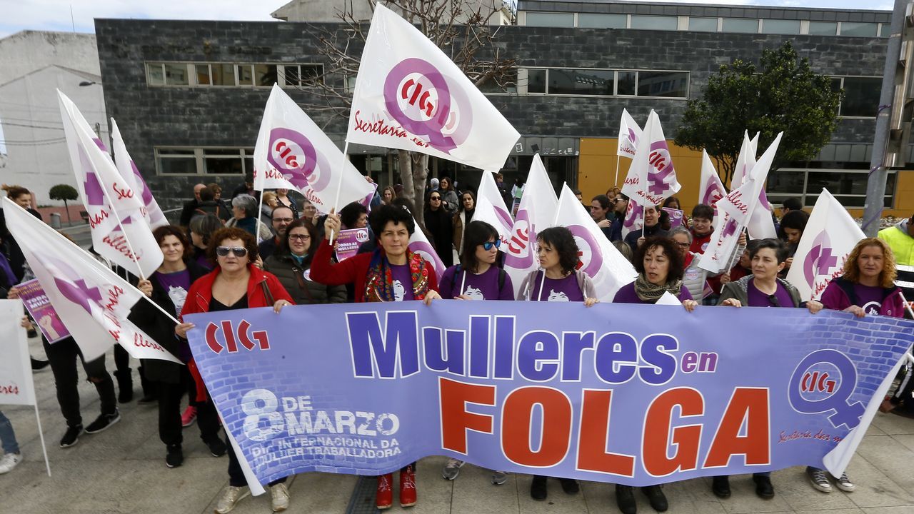 Manifestación por el 8M en Viveiro