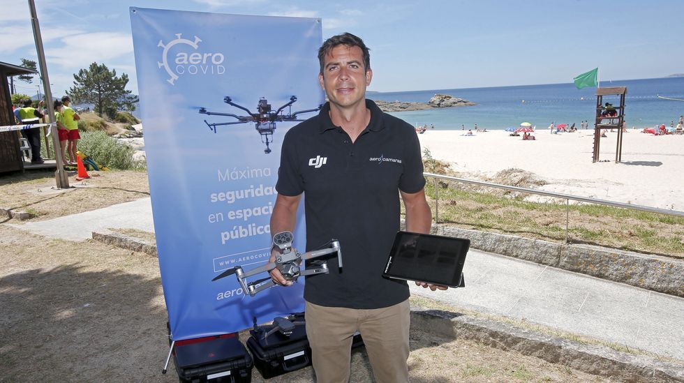 Los drones patrullan Sanxenxo