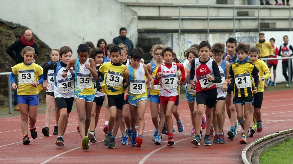 Campeonato de Galicia de marcha en pista en Pobra