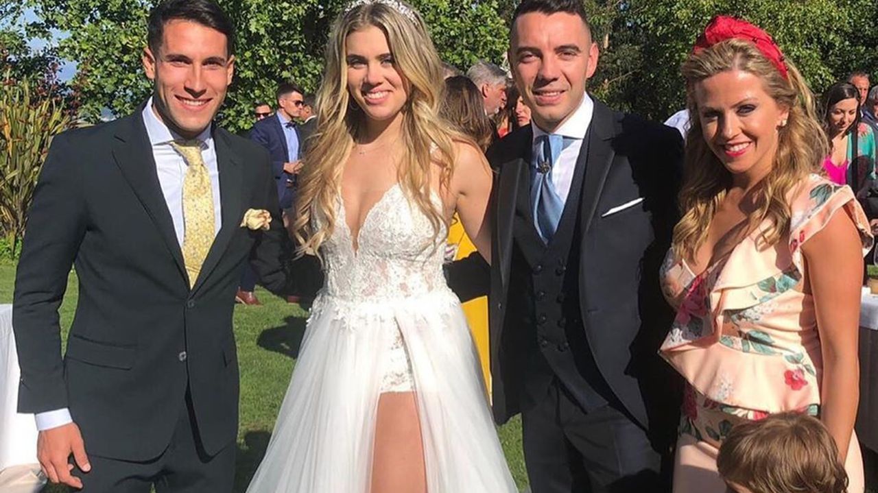 Iago Aspas y Jennifer Rueda