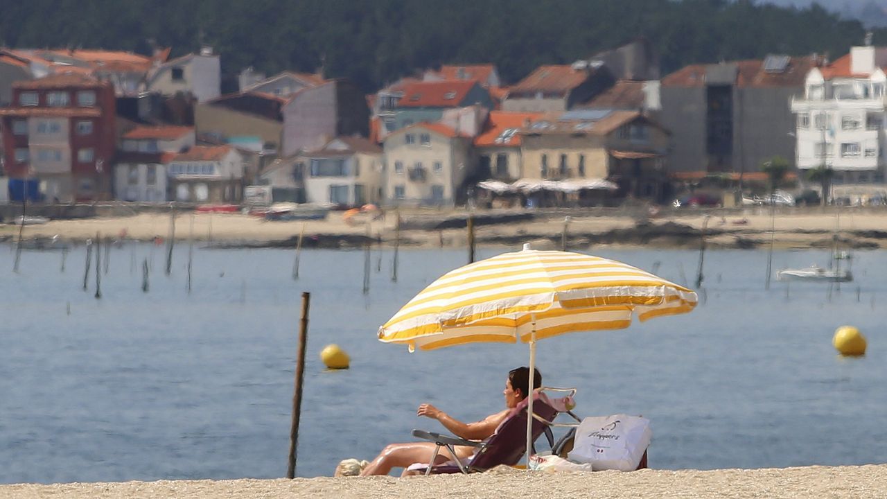 Playa de A Compostela en Vilagarcía