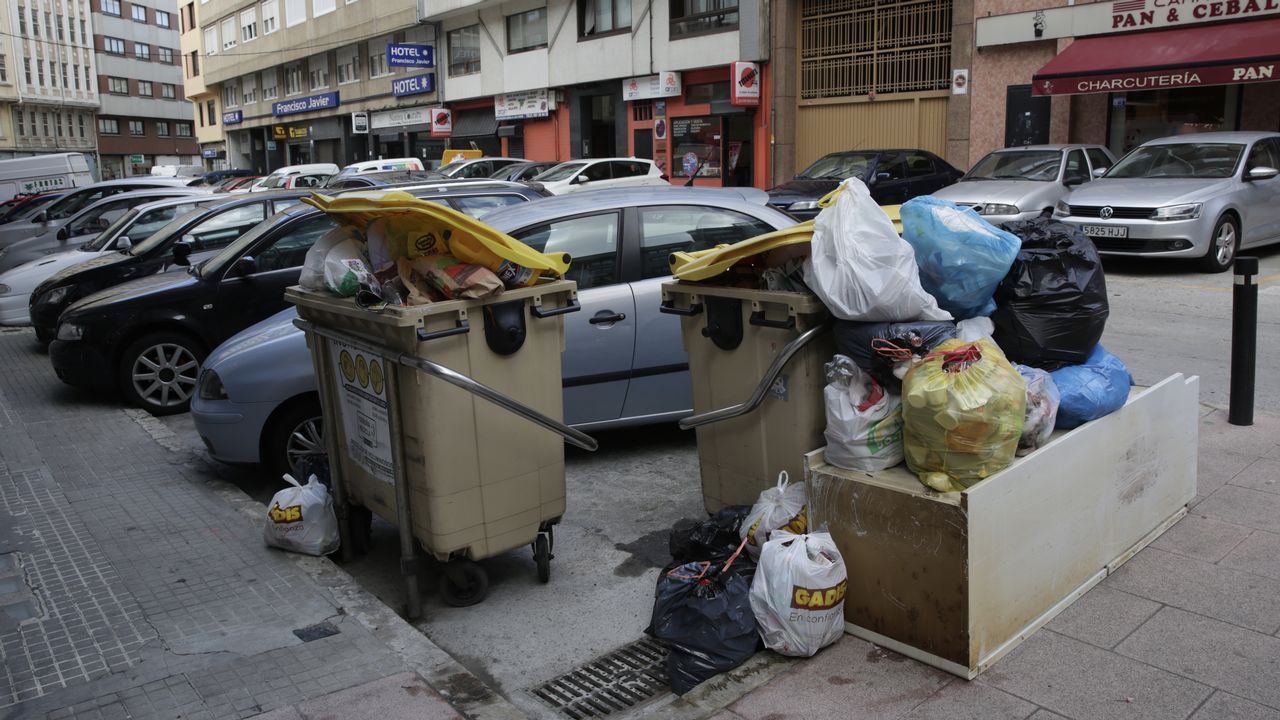 Cuarto día de la basura sin recoger