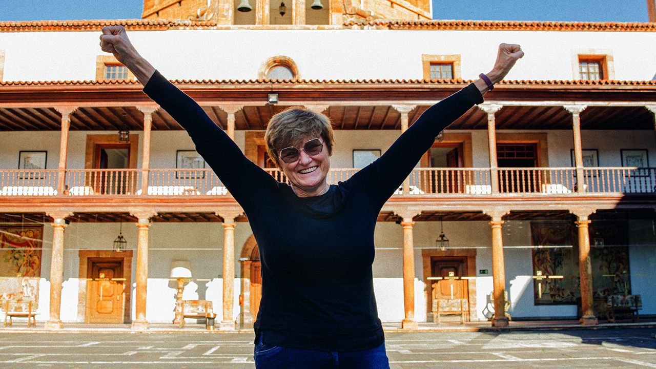 La cient�fica Katalin Karik�, premio Princesa de Asturias de Investigaci�n Cient�fica 2021, hoy en el Hotel de la Reconquista de Oviedo