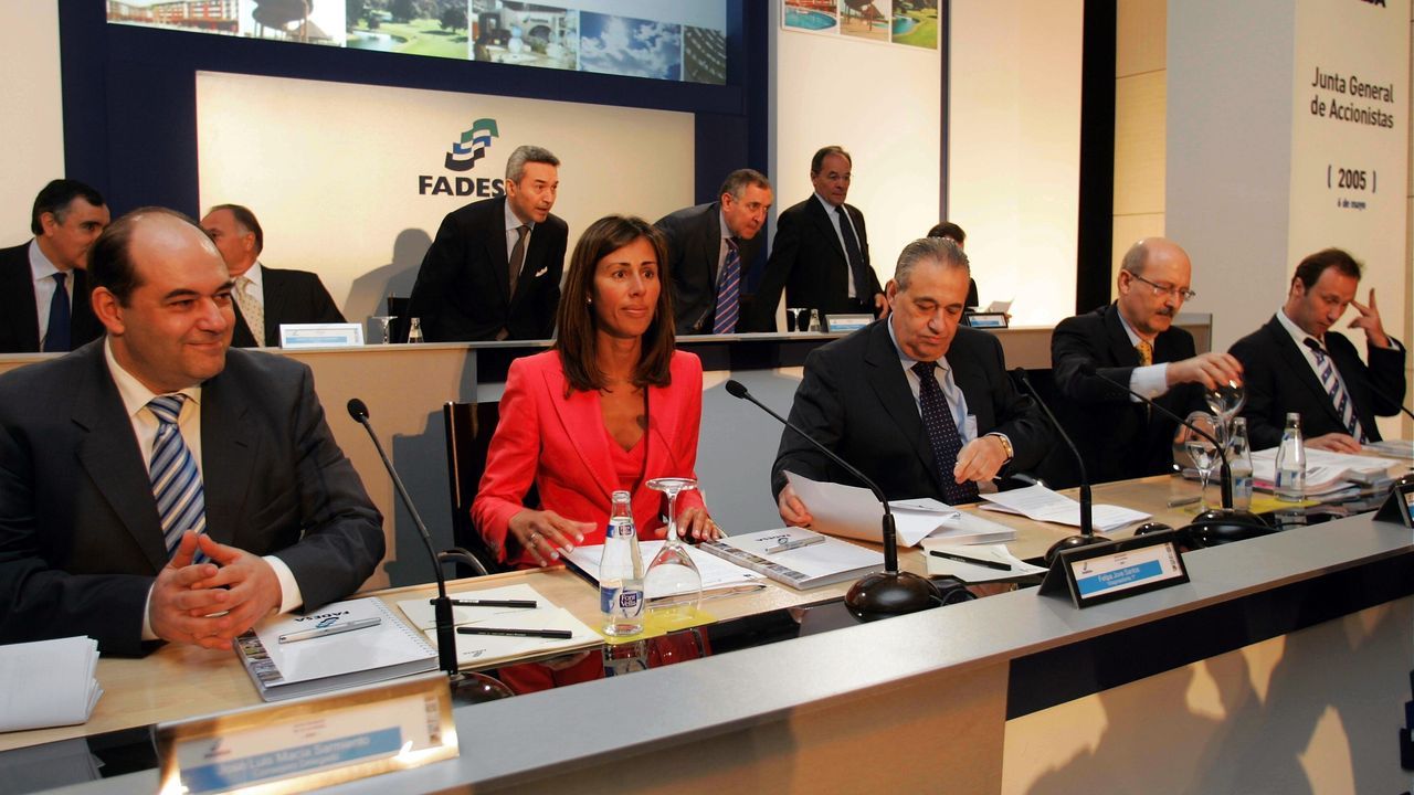 Jove, durante la junta general de accionistas de Fadesa en el año 2005