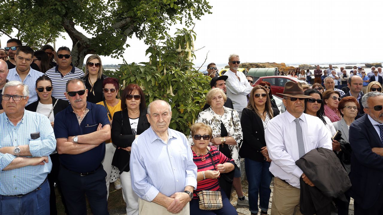 ACTO DEL HOMENAJE A PLACIDO BETANZOS EN EL QUE BAUTIZO´CON SU NOMBRE EL PASEO MARITIMO DE PALMEIRA