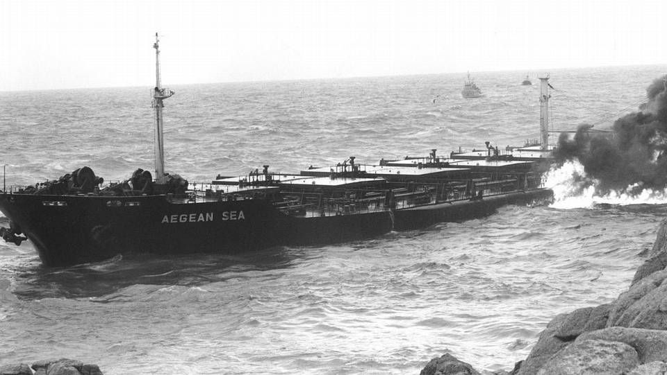 20 años del hundimiento del «Mar Egeo» en A Coruña