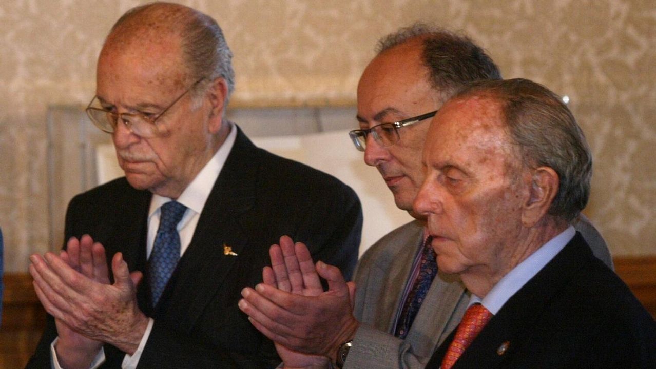Acto conmemorativo del XXV aniversario del Estatuto de Autonomía de Galicia en el pazo de Raxoi