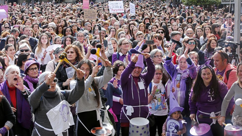 Condentración del 8M. Día de la Mujer