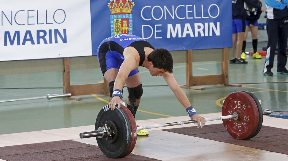 CAMPEONATO DE ESPAÑA DE HALTEROFILIA EN EL PABELLÓN A CAÑOTA, MARÍN