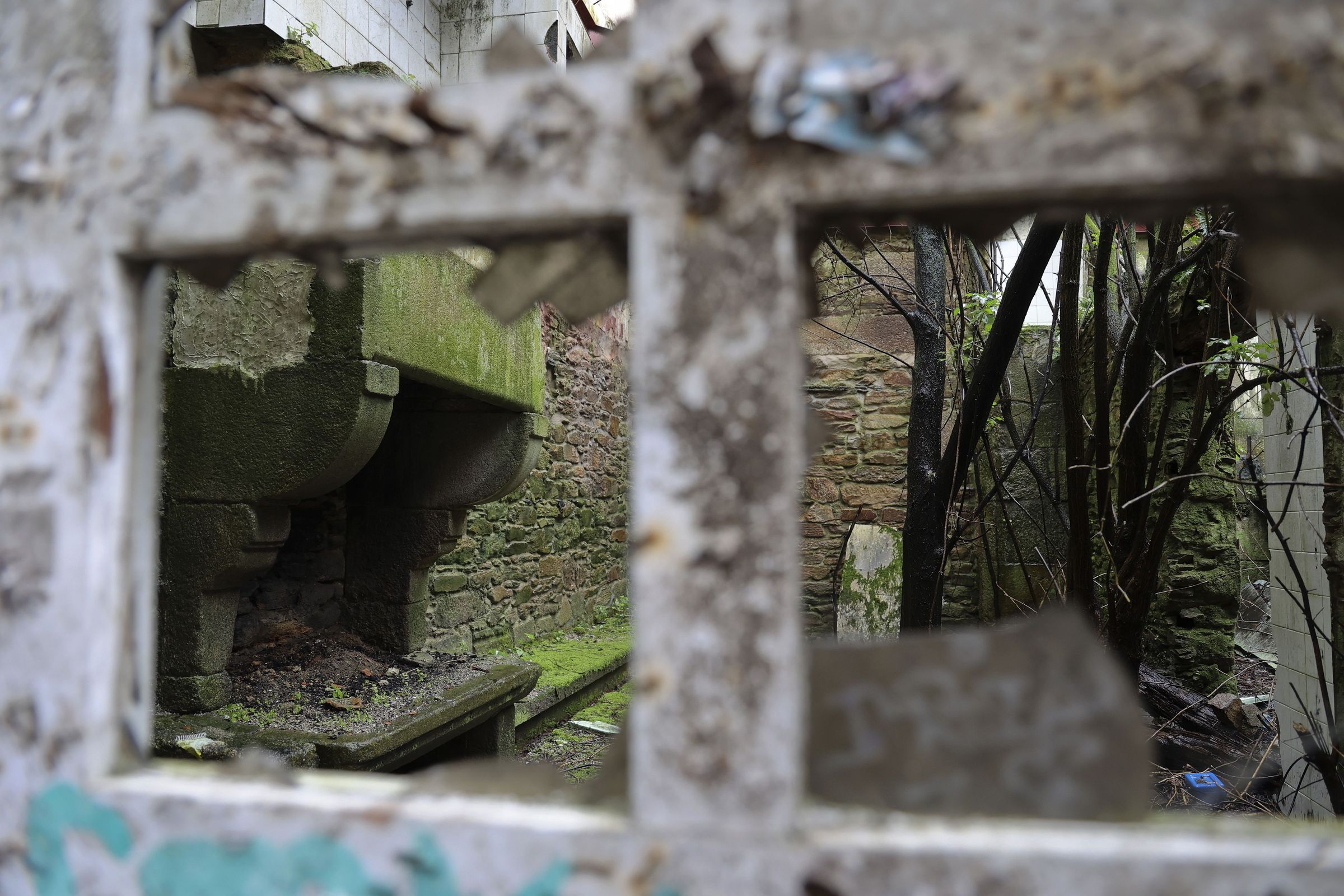 Casa en ruinas na zona vella de Compostela. 26/02/2025