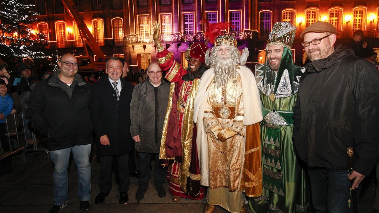 Gaspar en las calles compostelanas