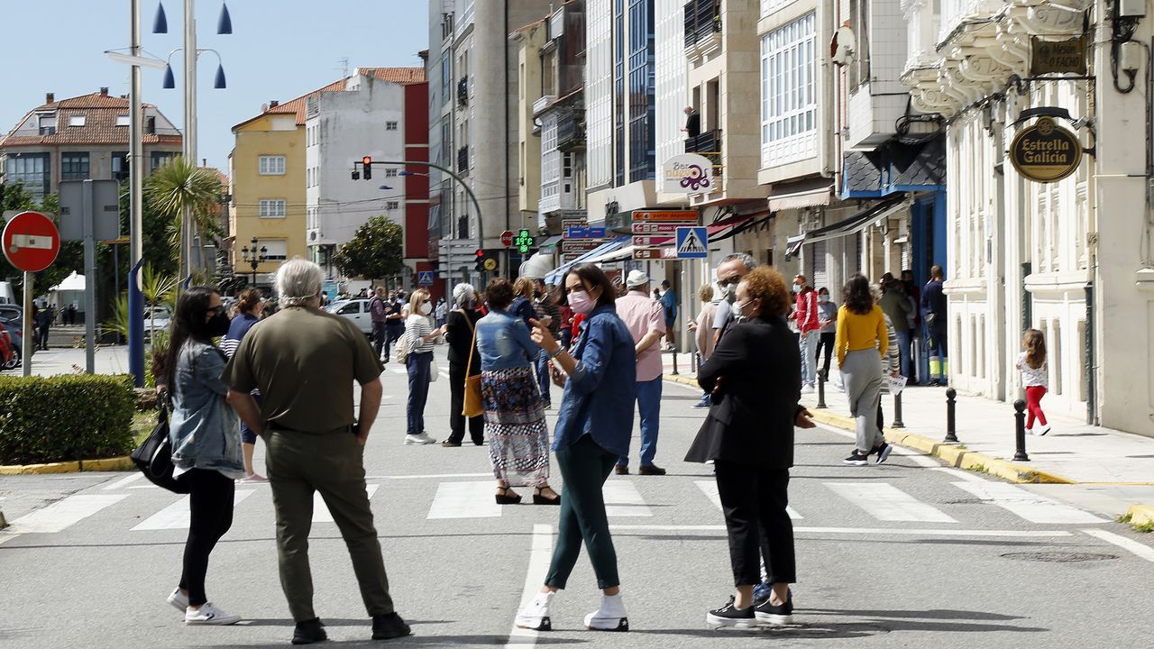Protesta de los hosteleros por el cierre del municipio