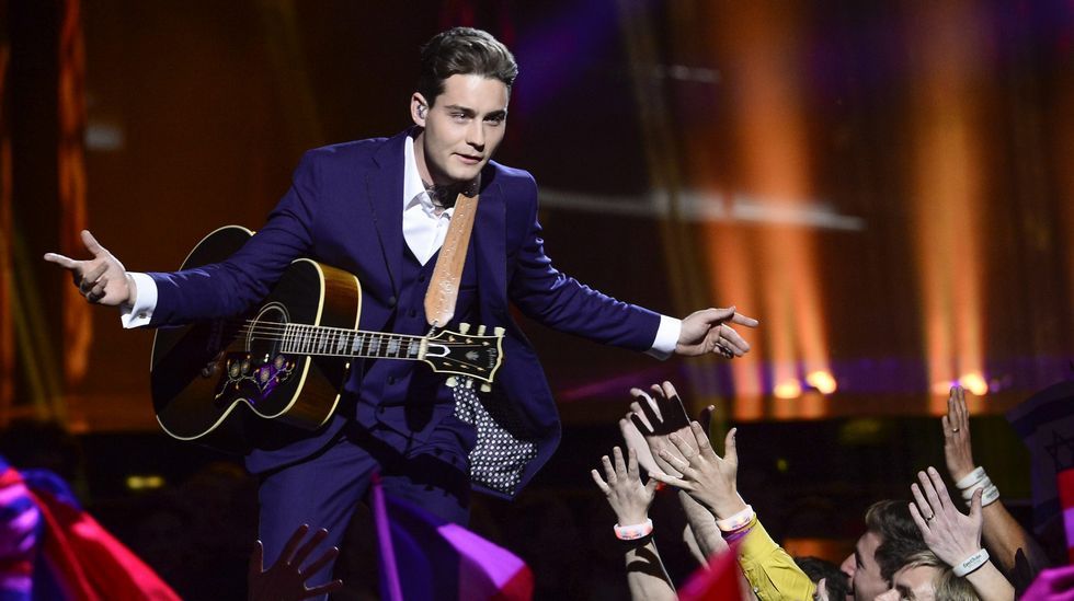 Douwe Bob, representante de Holanda.