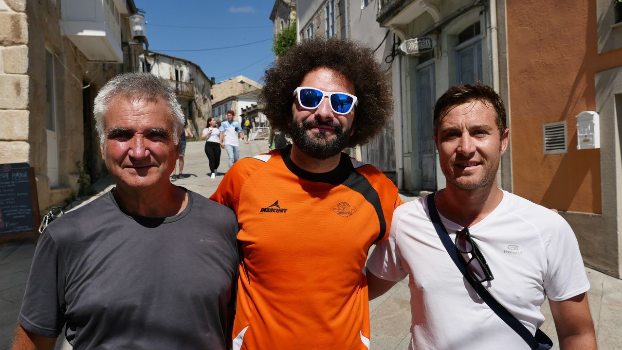 .Pedro, Carlos y Curro en Sarria