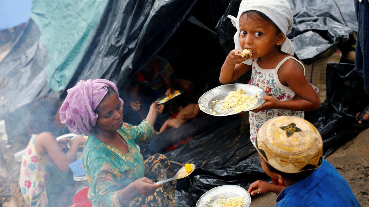 Campo de refugiados en Bangladés
