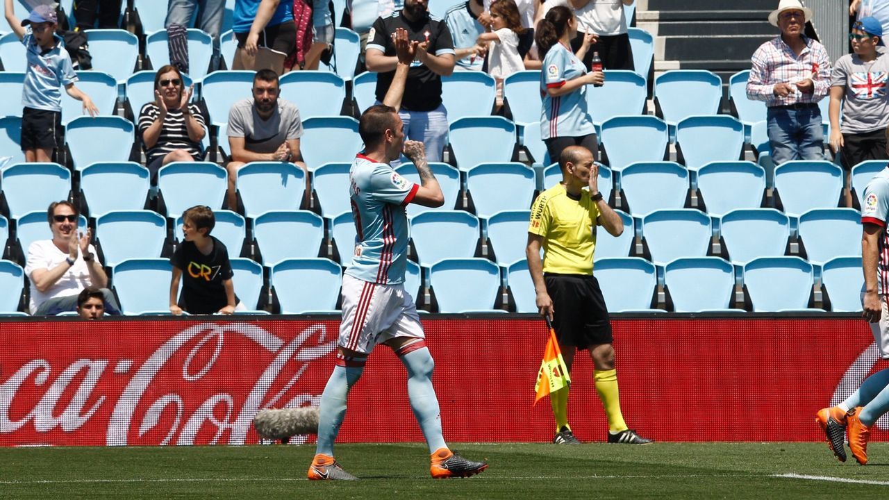 Celta-Levante (4-2) el 19 de mayo del 2018. Doblete de Aspas