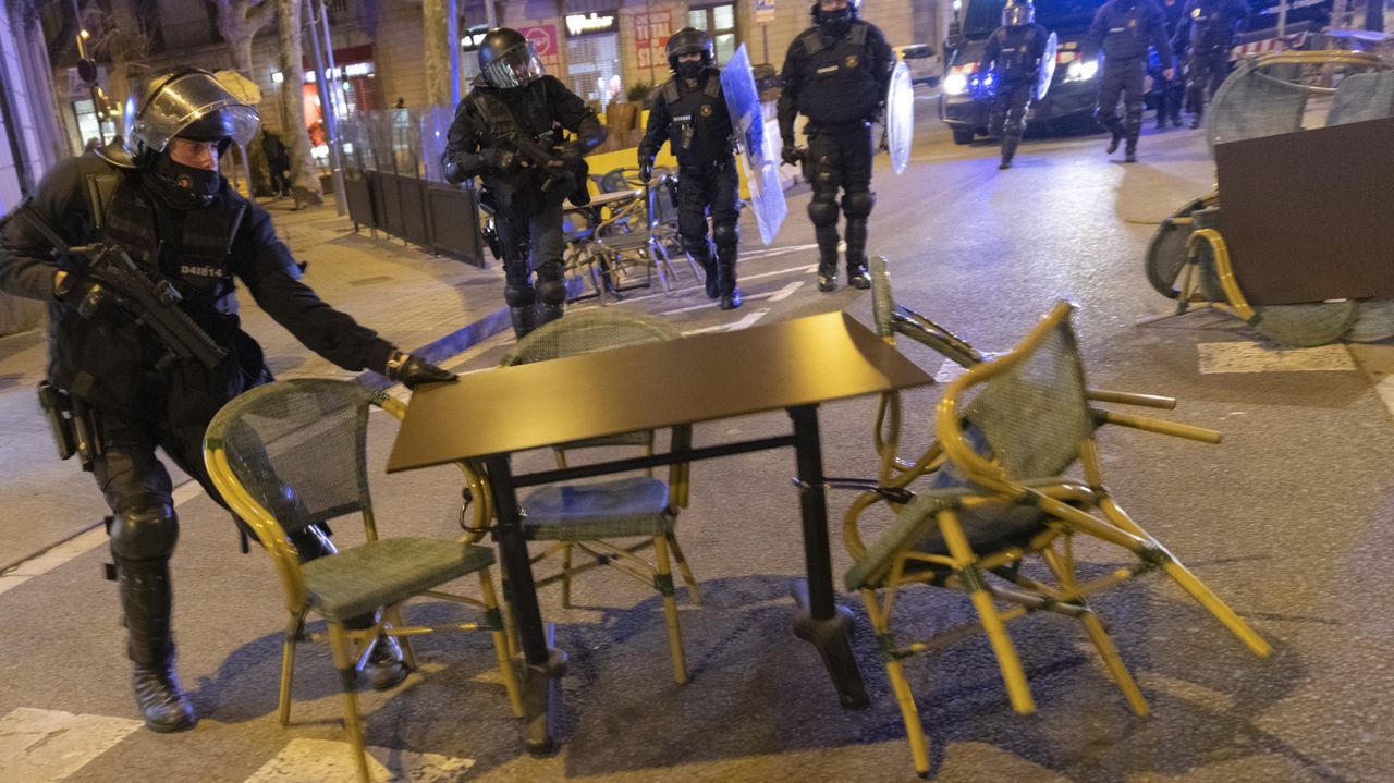 La protesta que generó disturbios en Barcelona fue convocada por Arran, la CUP, Endavant, el SEPS y los CDR
