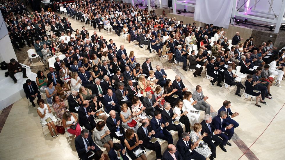 Feijoo en el acto de entrega de las Medallas de Galicia 2016