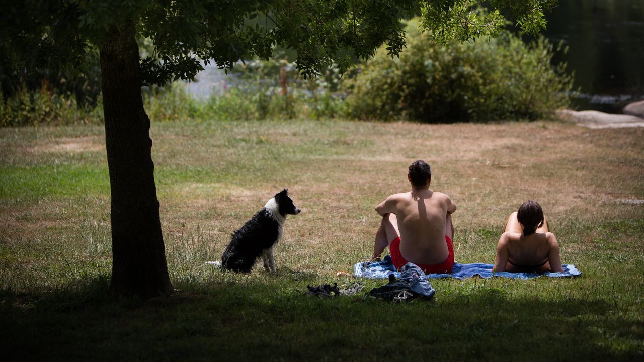 El calor aprieta en Ourense
