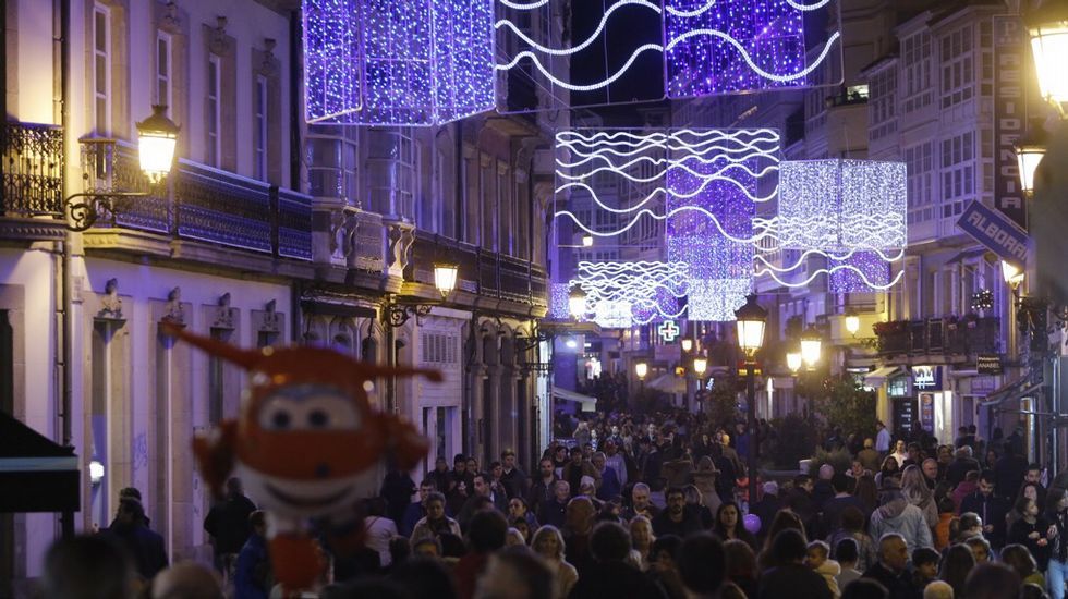 Alumbrado navideño en A Coruña