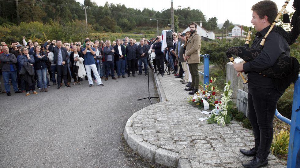 Homenaje a los mártires de Cans en Porto do son