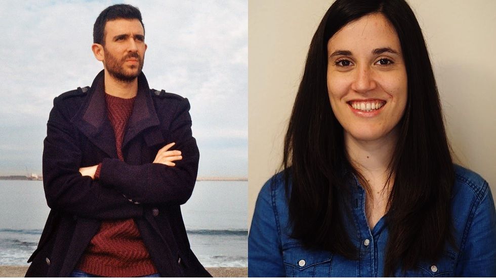 Los j�venes estudiantes de doctorado Guillermo Solache y Luc�a Mor�n.Los j�venes estudiantes de doctorado Guillermo Solache y Luc�a Mor�n  