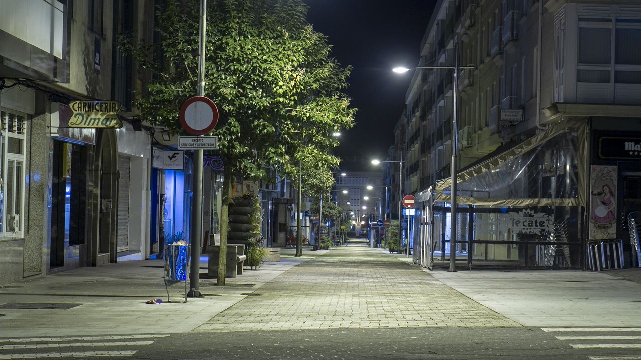 Rúa peatonal de Boiro
